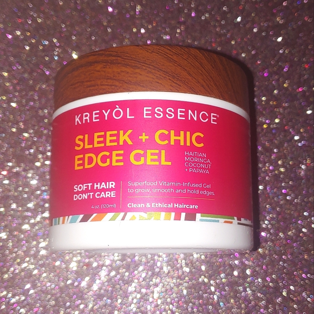 Haitian Moringa Oil Sleek + Chic Edge Gel For Laying Edges KREYÒL ESSENCE